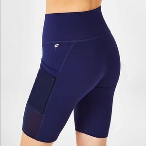 FABLETICS BIKER SHORTS NAVY BLUE